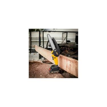 Imagem de Mini Motosserra Elétrica 6'', 21V 2.0Ah, Bateria Recarregável de Lítio, Bivolt, Portátil, 980g, com Carregador e Acessórios