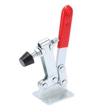 Imagem de Braçadeira articulada horizontal vertical de aço carbono Ferramenta manual resistente à ferrugem galvanizada para máquinas de marcenaria Montagem mecânica Fixação de peças (201-C)