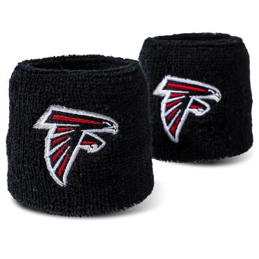 Imagem de Pulseiras de algodão esportivas Franklin - Par, pacote com 2, Preto, OSFM