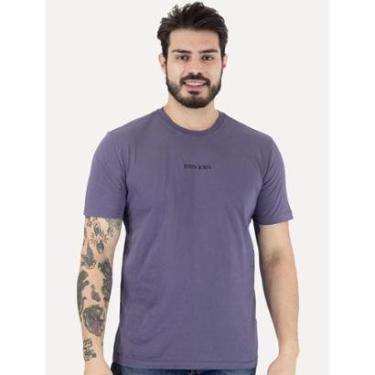 Imagem de Camiseta John John Masculina Regular Clean Roxa-Masculino