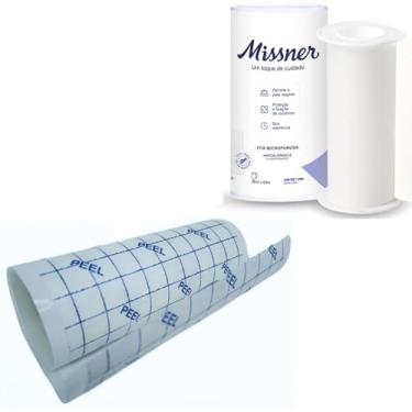 Imagem de Kit Curativo Filme 10cm X 1 Metro + Fita Microporosa 10x10cm