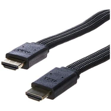 Imagem de Cabo Hdmi 1.4 de 3,00 metros - Formato Flat - transmissão de dados, compatível com TV, Monitor, PC, Notebook, Projetor, Console, Set-top Boxes, Laptop ou Videogame