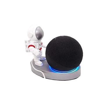 Imagem de Suporte Echo Dot 5ª Geração Modelo Astronauta Base Lunar (Suporte para o Echo Dot de 89 mm)
