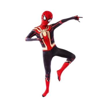 Imagem de Fantasia De Super-Herói Masculina, Macacão Cosplay De Peter Parker Par