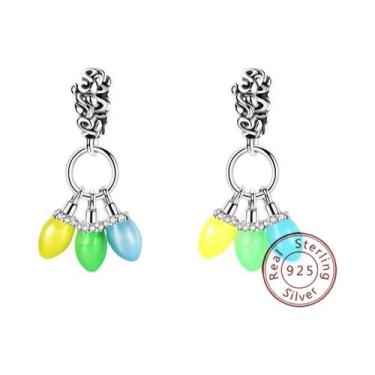 Imagem de Pulseira De Prata 925 Para Mulheres Com Charms Da Disney, Flores De At