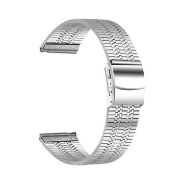 Imagem de Pulseira De Aço Inoxidável 20mm 22mm Para Huami Amazfit Balance Bip Ac