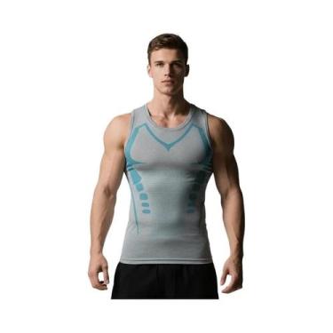 Imagem de Colete De Compressão Esportivo Masculino Modelador Corporal Slimming C