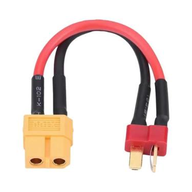 Imagem de Adaptador De Bateria Lipo RC XT60 Para Conector T Plug Deans Macho E F