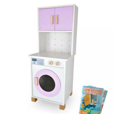 Imagem de Mini Máquina de Lavar Infantil - Eita Casa Perfeita, Lilás