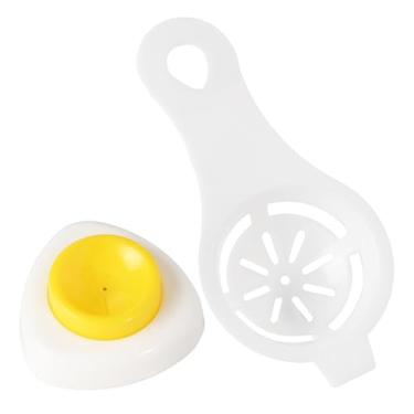 Imagem de OPDHZK Ferramenta perfuradora de ovos com base magnética e trava de segurança + colher separadora de gema, acessórios essenciais de cozinha para ovos cozidos, cozimento e preparação de refeições