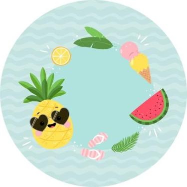 Imagem de Painel Festa Redondo C/ Elástico 1,50m Pool Party - Fadrix, Pool party