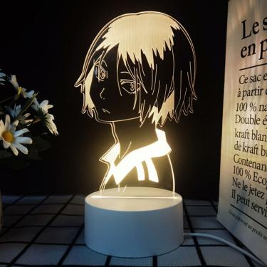 Imagem de Luz noturna LED 3D Haikyuus Kenmas Kozumes que muda de cor