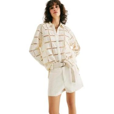 Imagem de Shorts Hering Feminino Em Sarja + Cinto-Feminino