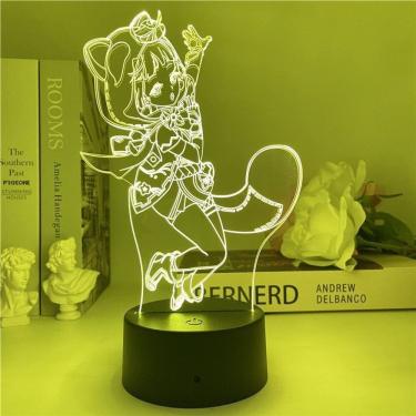 Imagem de Luz noturna LED 3D Plants Zombies Sayus Color Changing