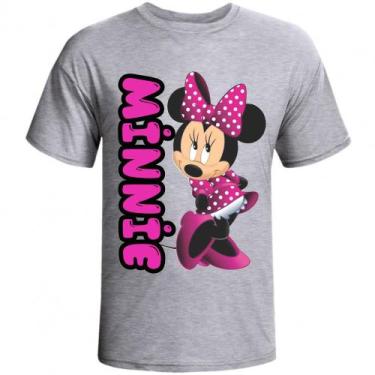 Imagem de Camiseta  Minnie fornecedor M&M Presentes Personalizados, Cinza, 10