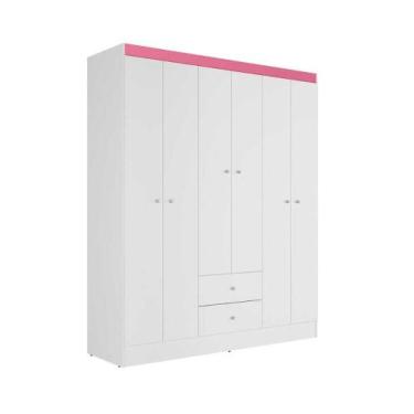Imagem de Guarda Roupa Casal 6 Portas 2 Gavetass 1,53x1,82 Itália Kits Paraná, B