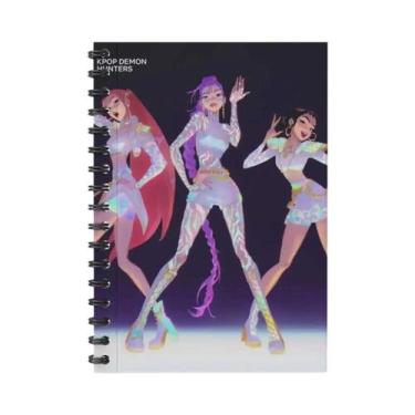 Imagem de Caderno A6 K-pop Anime Demon Hunters Com Espiral, Material De Escritór