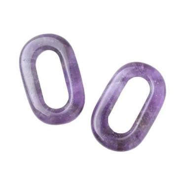 Imagem de Pingentes De Pedra Natural Lápis Lazuli Turquesa 2 Peças Para Confecçã