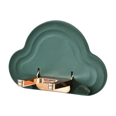 Imagem de Suporte para Secador de Cabelo Montado na Parede Plegável Rack Organizador com Fios Instalação Estável Economia Espaço Armazenamento Fashion Banheiro