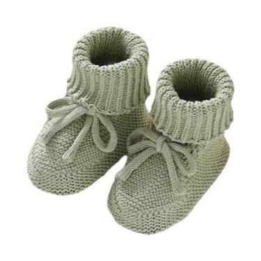 Imagem de Sapatos Unissex Para Bebês, Sola Macia, Malha, Recém-nascidos, Meninos
