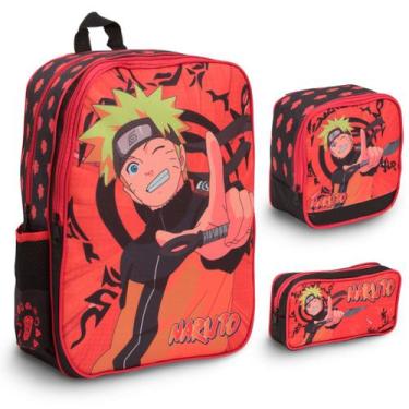 Imagem de Mochila Infantil Menino De Costas Naruto Reforçada Toys 2u