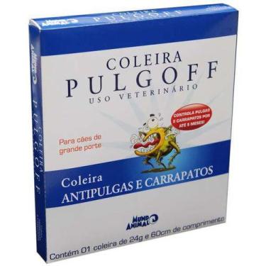 Imagem de Coleira Antipulgas Pulgoff Ate 5 Meses Protecao Caes 60Cm - Mundo Anim
