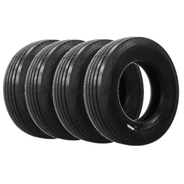 Imagem de Kit 04 Pneu Accelo 215/75R17.5 127/124M Ktx816 Liso Goodtrip