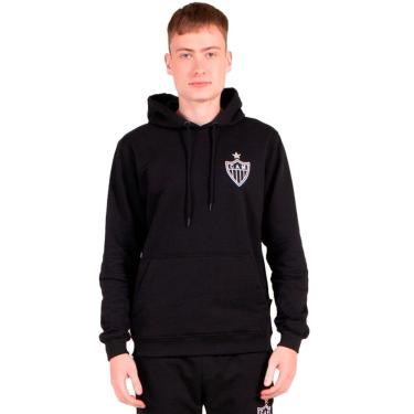 Imagem de Moletom Fechado Atlético Mineiro Oficial Escudo Masculino-Masculino
