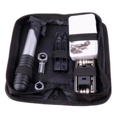 Imagem de Kit Ferramenta Bike Bolsa Chave Bomba Remendo Reparo Seguro