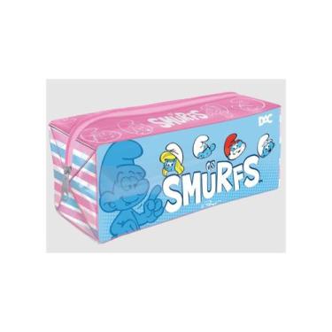 Imagem de Estojo Smurfs Grande em PVC Cristal - Dac