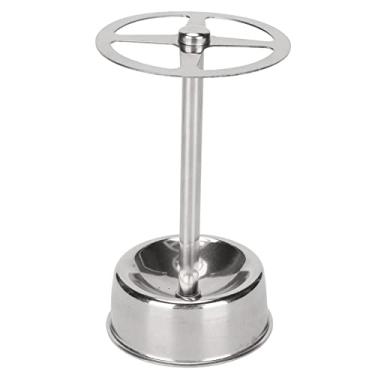 Imagem de Suporte de escova de dentes de aço inoxidável, organizador de banheiro com design de guarda-chuva de 4 compartimentos, para escova de dentes, ferramentas de maquiagem, canetas, utensílios de cozinha