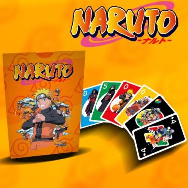 Imagem de Jogo de Cartão  Jogo de Família  Jogo de Cartas Estilo UNO do Naruto  