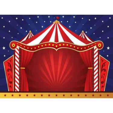 Imagem de Painel De Lona Circo 002 - Fabrika de Festa, 200x150cm