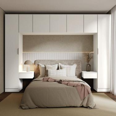Imagem de Guarda-roupa Modulado 7 Peças com 7 Portas Orion Cabecasa Madeiraoriginals Aveia