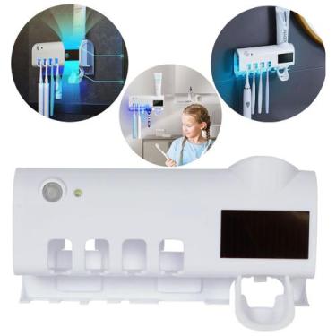 Imagem de Suporte De Escovas Uv + Dispenser Automático Pasta De Dente - Tesla St
