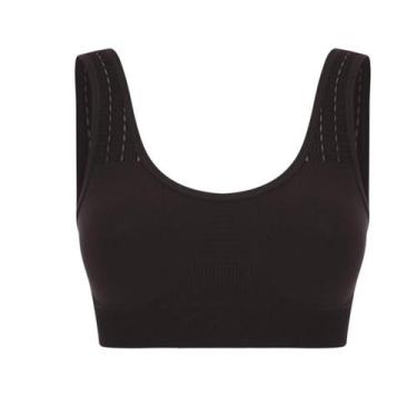 Imagem de Top lupo sport energy raschel 71828-001, Preto, P