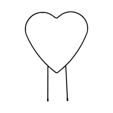 Imagem de Treliça De Ferro Preto À Prova De Ferrugem Para Suporte De Plantas E D