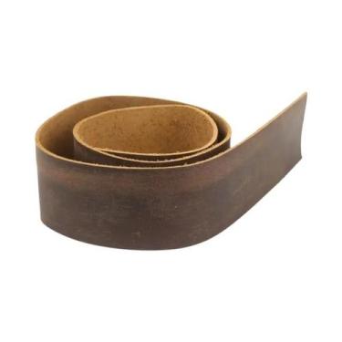 Imagem de Cinto De Couro Genuíno De Vaca De 2mm De Espessura Feito À Mão Com Alç