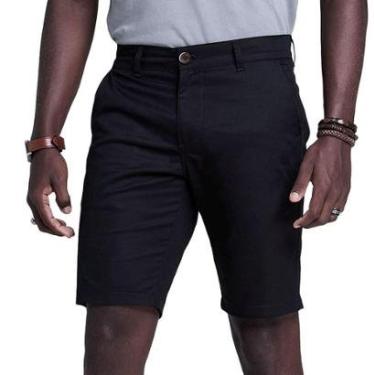 Imagem de Bermuda Sarja Masculina Docthos Easy Preta - 113020-Masculino