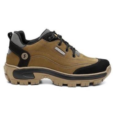 Imagem de Bota Desert Masculino Couro Nobre Palmilha Gel Bico PVC Original-Masculino