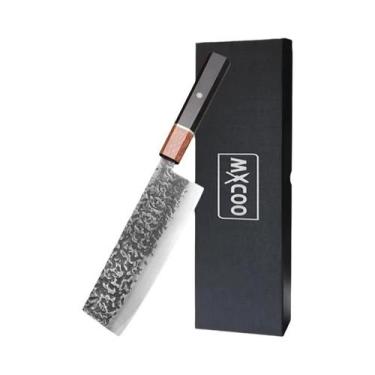 Imagem de Faca De Chef Santoku Japonesa Forjada À Mão, Faca Para Carne, Faca Par