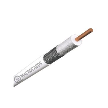 Imagem de Cabo Coaxial RGC-6 67% 100m Branco - MACROCABOS