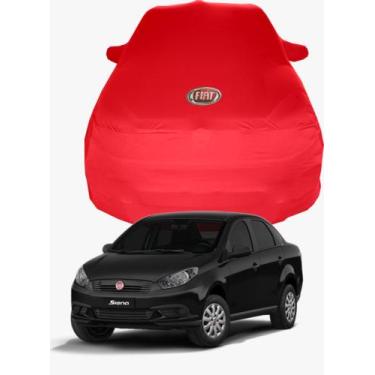 Imagem de Capa de Carro Fiat Siena Tecido  Lycra Premium - Cadilhe Capas, Vermel