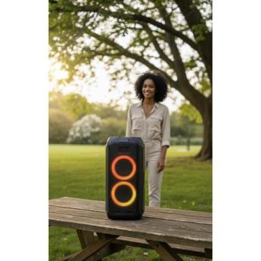 Imagem de Caixa de Som Bluetooth Potente com Luzes LED - Som Envolvent - Congrat