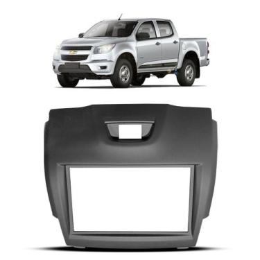 Imagem de Moldura Central Painel Gm S10 Trailblazer Dvd 2 Din Multimidia Mp5 - L