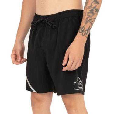 Imagem de Bermuda Elástico Quiksilver Q492A0092 Preta-Masculino