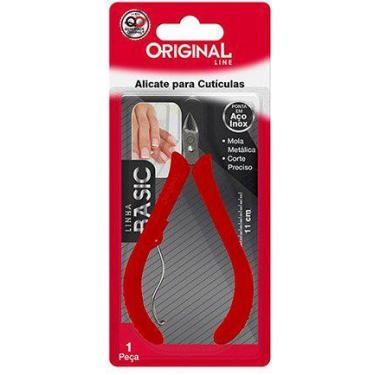 Imagem de Alicate De Cutícula Colors Basic 10x5cm - KOPECK, Vermelho