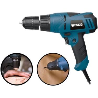 Imagem de Furadeira Parafusadeira Elétrica 3/8 800rpm 220v WescoWS3231 , Azul, 2