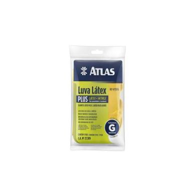 Imagem de Luva Látex Multiuso Plus Atlas Amarela M - G - EG, G