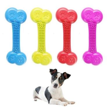 Imagem de Brinquedo Para Cachorro Osso Mordedor P 4 Unidades Para Pequeno Porte 